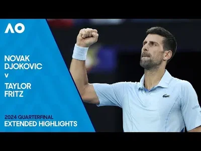 Highlights of Djokovic's win over Fritz at the Australian Open