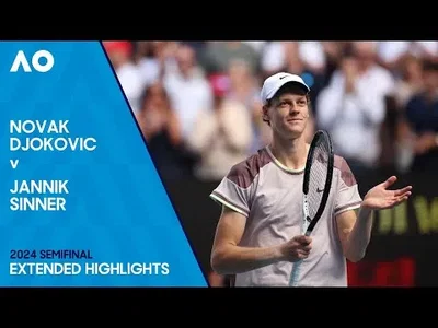 Highlights of Sinner's win over Djokovic at the Australian Open