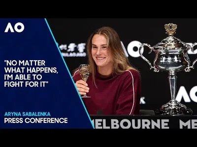 Sabalenka press conference after her title at the Australian Open 2024