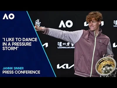 Sinner Press Conference after his title at the Australian Open