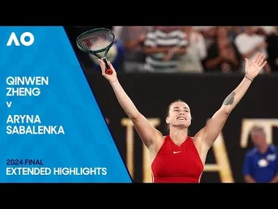 Highlights of Sabalenka's win over Zheng in Australian Open Final