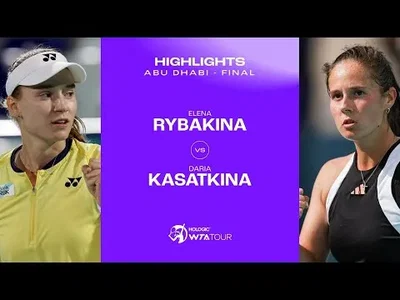 Faits saillants de la victoire de Rybakina sur Kasatkina à la finale d'Abu Dhabi