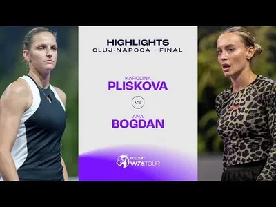 Points forts de la victoire de Pliskova sur Bogdan en finale à Cluj-Napoca