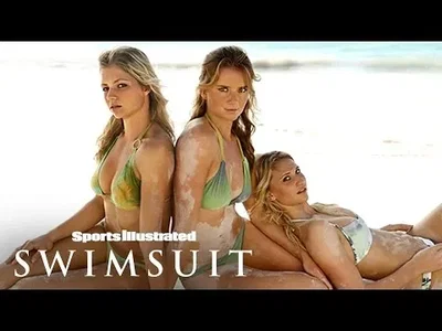 Kirilenko, Hantuchova and Golovin in bikinis, 2009