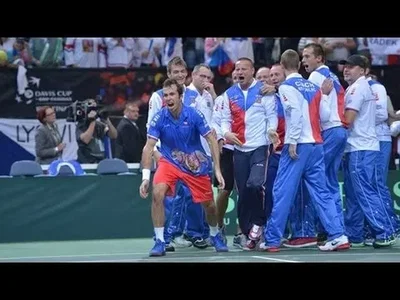 Stepanek vs Almagro - Davis Cup 2012 Final (Highlights)