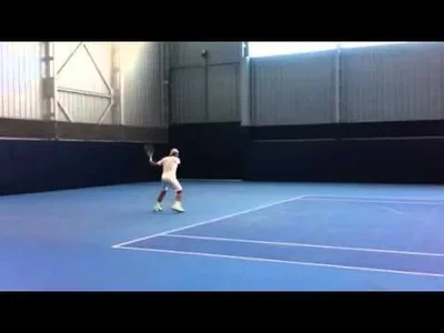 Nadal is back on the court - Forehand and backhand practice