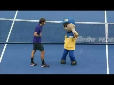 Federer and Tsonga dancing (Moonwalk) in Sao Paulo