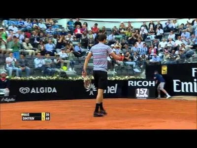 Unstopable Dimitrov against Haas Friday in Rome