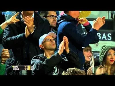 Incredible touch by Murray against Nadal Friday in Rome