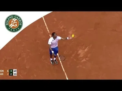 G.Monfils v V.Hanescu 2014 French Open men's R1 Highlights