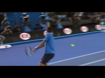 Amazing rally between Djokovic and Wawrinka - Australian Open 2015