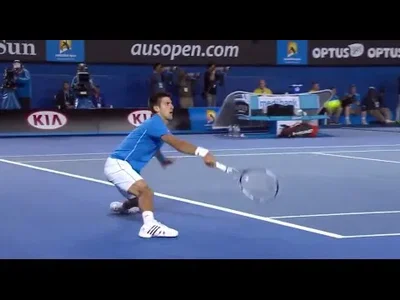 Monstrous point between Murray and Djokovic - Australian Open 2015