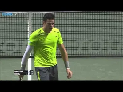 Hot Shot from Raonic against Wawrinka on Saturday in Rotterdam