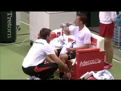 Highlights of Monfils (FRA) vs Kohlschreiber (GER) in Davis Cup
