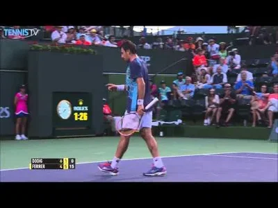 Superb combination of shots from Dodig faces Ferrer in Indian Wells