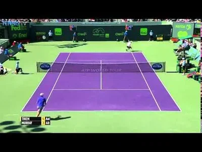 The backhand according to Thiem versus Murray in Miami