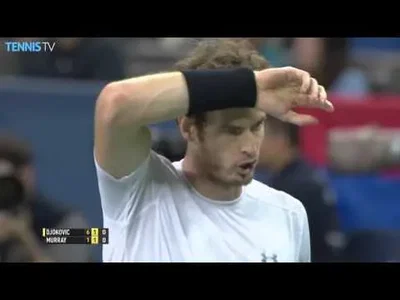 Incredible rally between Djokovic and Murray in Shanghai !