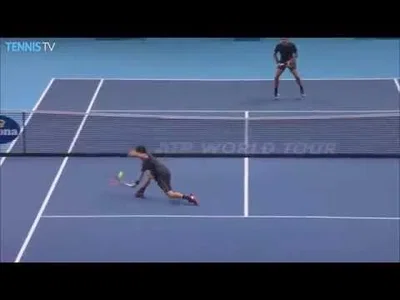 Wonderful point from Federer against Nishikori in London !