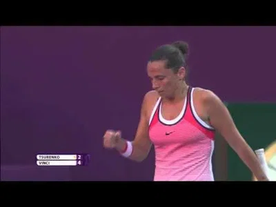 Best shots of the week in Doha, from Vinci to Radwanska