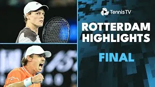 Moments forts du match Sinner vs De Minaur pour le titre à Rotterdam