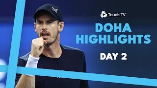 Murray affronte Muller; Gasquet, Monfils & Davidovich Fokina jouent tous | Doha 2024 jour 2 highlights