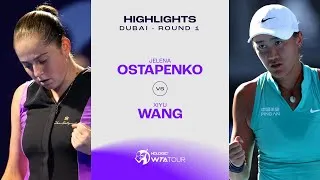 Jelena Ostapenko vs. Wang Xiyu | Tour 1 de Dubai 2024 | Highlights du match WTA