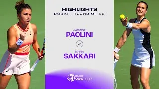Jasmine Paolini vs. Maria Sakkari | Tour de 16 à Dubaï 2024 | Points forts du match WTA