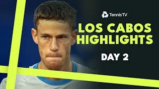 Schwartzman rencontre Nava, Thompson et Vukic en action. Faits saillants du jour 2 à Los Cabos.