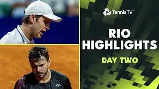 Wawrinka fait ses débuts à Rio contre Diaz Acosta, Jarry en vedette. Faits saillants du jour 2 à Rio.