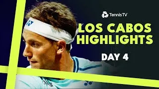 Ruud face à Borges ; Tsitsipas et Zverev en action | Los Cabos 2024 - Les temps forts des quarts de finale