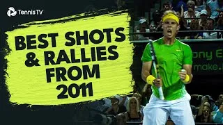 Federer, Djokovic et Nadal à leur meilleur niveau et plus encore ! 20 coups et rallyes incroyables de la saison 2011 de l'ATP