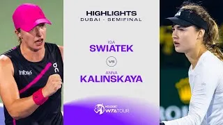 Iga Swiatek battue par Anna Kalinskaya. Les meilleurs moments de la deuxième demi-finale de Dubaï