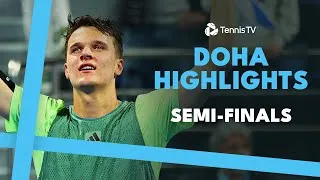 Mensik bat Monfils dans un match épique, et Khachanov gagne contre Popyrin. Les meilleurs moments des demi-finales de Doha.