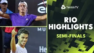 Baez vainqueur de Cerundolo, Navone vainqueur de Norrie. Les temps forts des demi-finales à Rio