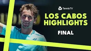Jordan Thompson bat Casper Ruud pour remporter le titre à Los Cabos ! Voir les moments forts de la finale