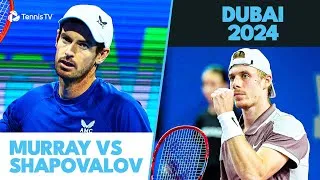 Les meilleurs moments du marathon Shapovalov vs Murray à Dubaï