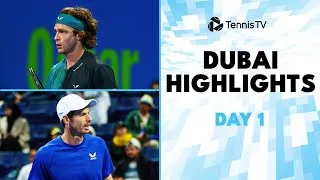 Murray affronte Shapovalov, Rublev, Hurkacz, Bublik, Mannarino et d'autres encore | Résumé de la première journée à Dubaï