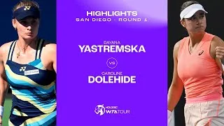 Les meilleurs moments de Dolehide contre Yastremska au premier tour de la WTA 500 de San Diego