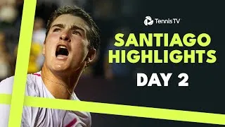Fonseca de retour en action ; Bagnis et Darderi jouent un marathon nocturne | Santiago 2024 Highlights day 2