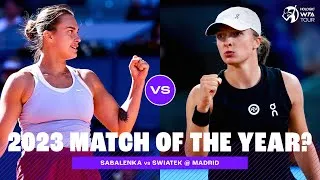 Iga Swiatek vs Aryna Sabalenka | 2023 Madrid final