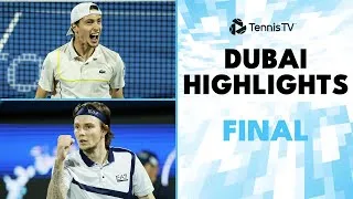 Ugo Humbert vs Alexander Bublik pour le titre 🏆 | Les temps forts de la finale de Dubaï 2024