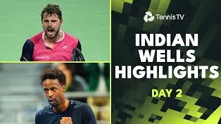 Wawrinka face à Machac ; Raonic vs Nagal ; et Monfils ! | Les faits marquants de la 2e journée du tournoi d'Indian Wells 2024