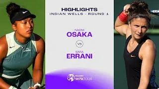 Naomi Osaka vs Sara Errani en images