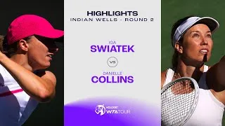 Les meilleurs moments de Swiatek vs Collins au deuxième tour d'Indian Wells