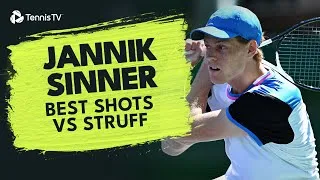 Les meilleurs coups de Sinner contre Struff au troisième tour d'Indian Wells
