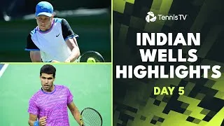 Alcaraz, Sinner, Tsitsipas, Tiafoe, Shelton ou Rublev en vedette. Les faits marquants de la cinquième journée à Indian Wells.