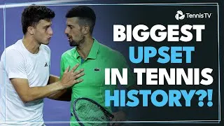 Luca Nardi choque Novak Djokovic 🤯