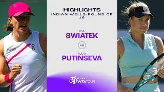 Regardez comment Swiatek a battu Putintseva pour se qualifier pour les quarts de finale d'Indian Wells
