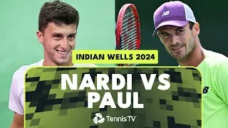 Les images de Tommy Paul ramenant Luca Nardi sur terre au quatrième tour d'Indian Wells
