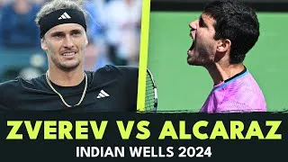 Alexander Zverev vs Carlos Alcaraz (vs Bee Invasion) Indian Wells 2024 faits marquants